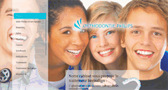 Desktop Screenshot of orthodontiephilips.be