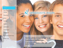 Tablet Screenshot of orthodontiephilips.be